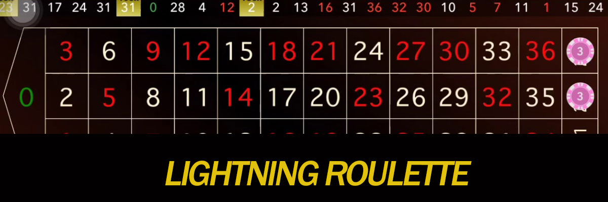 Lightning Roulette žaidimas